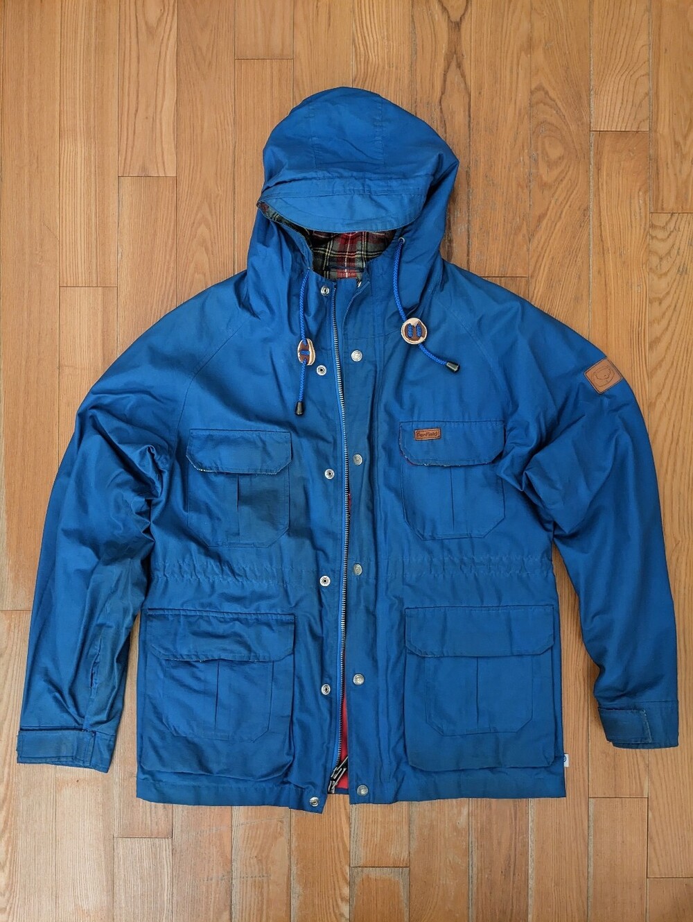 Vintage Penfield Kasson Parka Jacket Royal Blue Size Small